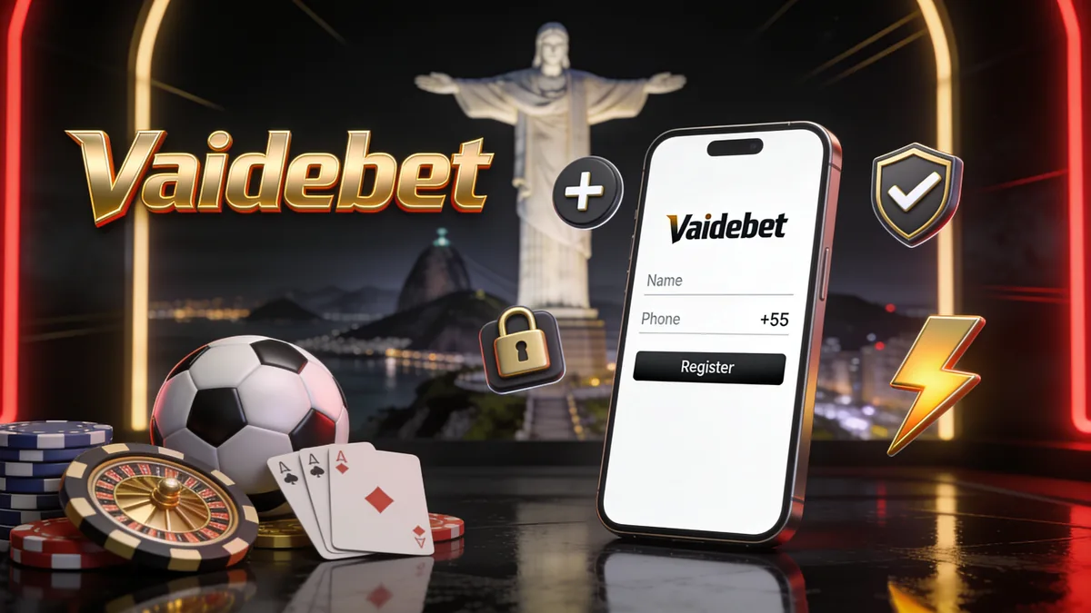 Como se cadastrar na Vaidebet? para jogadores no Brasil